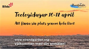 Teologidagar 10-12 april